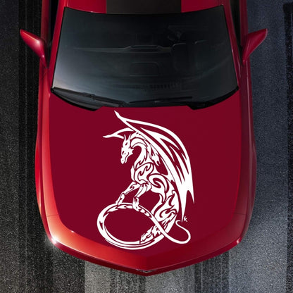 D-931 Pterosaur Pattern Car Modified Decorative Sticker(White) - Decorative Sticker by buy2fix | Online Shopping UK | buy2fix