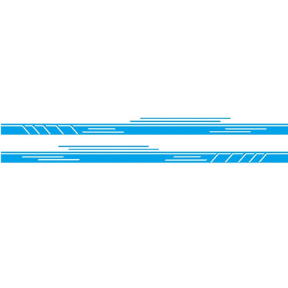 2 PCS/Set D-932 Stripe Pattern Car Modified Decorative Sticker(Blue) - Decorative Sticker by buy2fix | Online Shopping UK | buy2fix