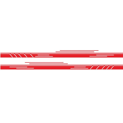 2 PCS/Set D-932 Stripe Pattern Car Modified Decorative Sticker(Red) - Decorative Sticker by buy2fix | Online Shopping UK | buy2fix