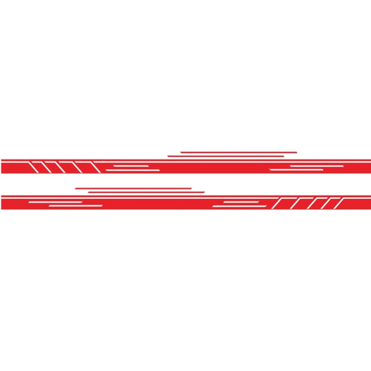 2 PCS/Set D-932 Stripe Pattern Car Modified Decorative Sticker(Red) - Decorative Sticker by buy2fix | Online Shopping UK | buy2fix
