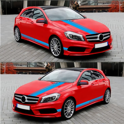D-936 Stripe Pattern Car Modified Decorative Sticker(Blue) - Decorative Sticker by buy2fix | Online Shopping UK | buy2fix