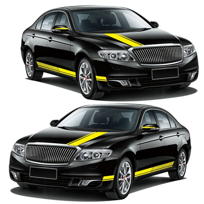 D-936 Stripe Pattern Car Modified Decorative Sticker(Yellow) - Decorative Sticker by buy2fix | Online Shopping UK | buy2fix