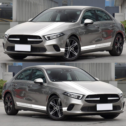 D-936 Stripe Pattern Car Modified Decorative Sticker(White) - Decorative Sticker by buy2fix | Online Shopping UK | buy2fix