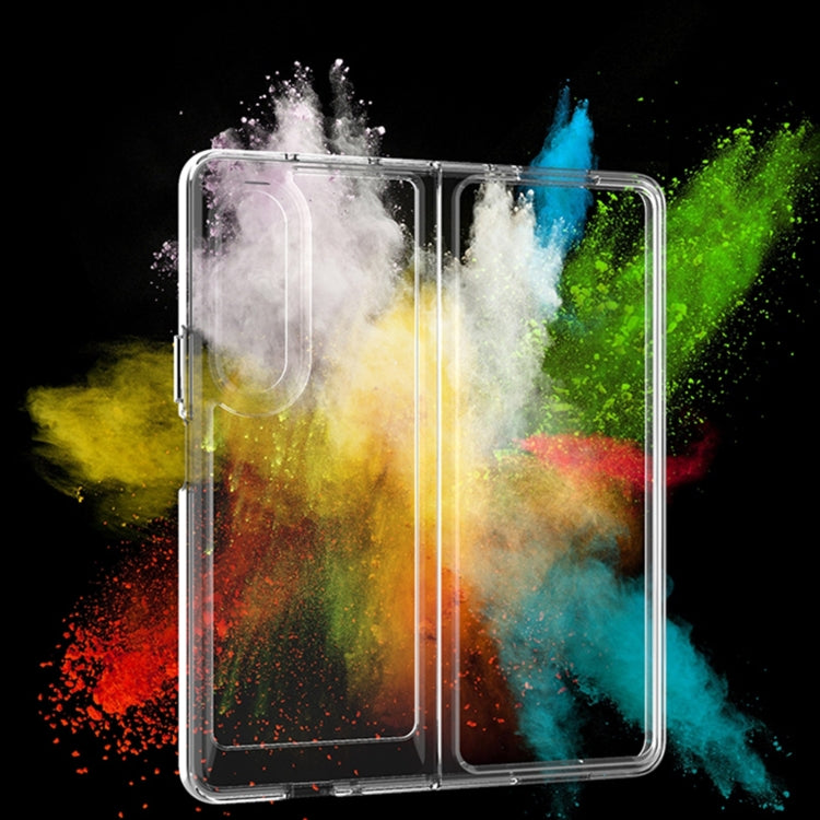 For Samsung Galaxy Z Fold4 Scratchproof TPU + PC Protective Case(Transparent) - Galaxy Z Fold4 5G Cases by buy2fix | Online Shopping UK | buy2fix