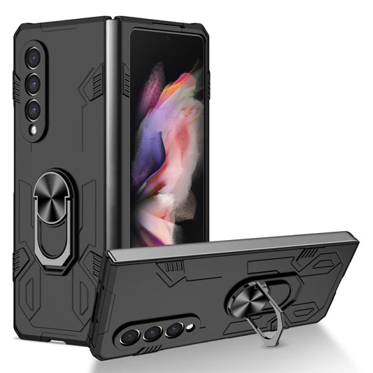 For Samsung Galaxy Z Fold4 Matte UV Shockproof Phone Case(Black) - Galaxy Z Fold4 5G Cases by buy2fix | Online Shopping UK | buy2fix