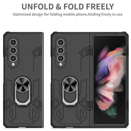 For Samsung Galaxy Z Fold4 Matte UV Shockproof Phone Case(Black) - Galaxy Z Fold4 5G Cases by buy2fix | Online Shopping UK | buy2fix