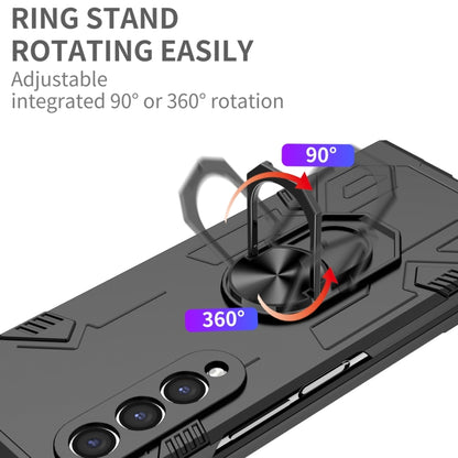 For Samsung Galaxy Z Fold4 Matte UV Shockproof Phone Case(Black) - Galaxy Z Fold4 5G Cases by buy2fix | Online Shopping UK | buy2fix
