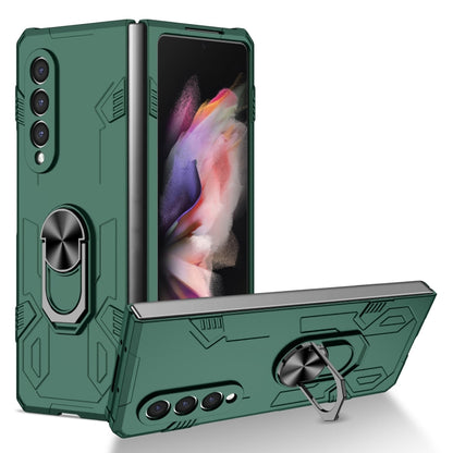For Samsung Galaxy Z Fold4 Matte UV Shockproof Phone Case(Dark Green) - Galaxy Z Fold4 5G Cases by buy2fix | Online Shopping UK | buy2fix