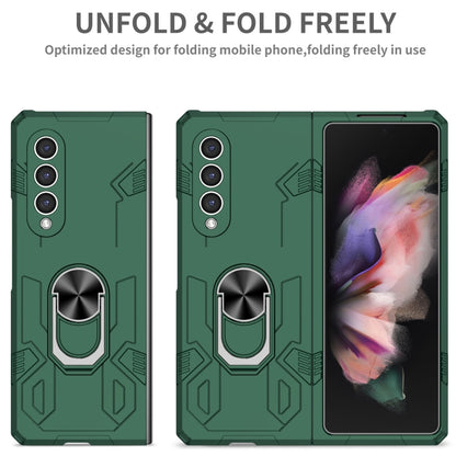 For Samsung Galaxy Z Fold4 Matte UV Shockproof Phone Case(Dark Green) - Galaxy Z Fold4 5G Cases by buy2fix | Online Shopping UK | buy2fix