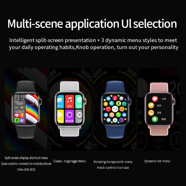 HW18 1.6 inch TFT Screen Smart Watch, Support Bluetooth Call / 3D Dynamic UI Interaction(Black) by buy2fix