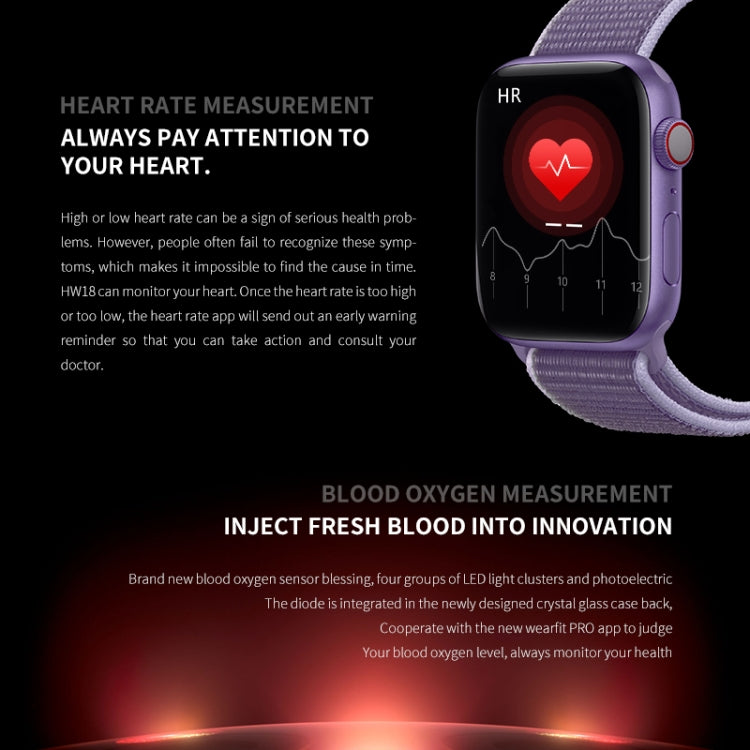 HW18 1.6 inch TFT Screen Smart Watch, Support Bluetooth Call / 3D Dynamic UI Interaction(Red) by buy2fix