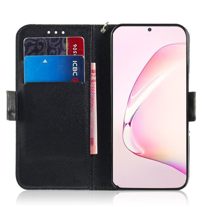 For Galaxy Note 10 Lite / A81 3D Painting Horizontal Flip Leather Case with Holder & Card Slot & Wallet & Lanyard(Peacock wreath) by buy2fix