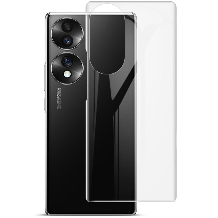 For Honor 70 5G 2 PCS IMAK 0.15mm Curved Full Screen Protector Hydrogel Film Back Protector - Honor Tempered Glass by imak | Online Shopping UK | buy2fix