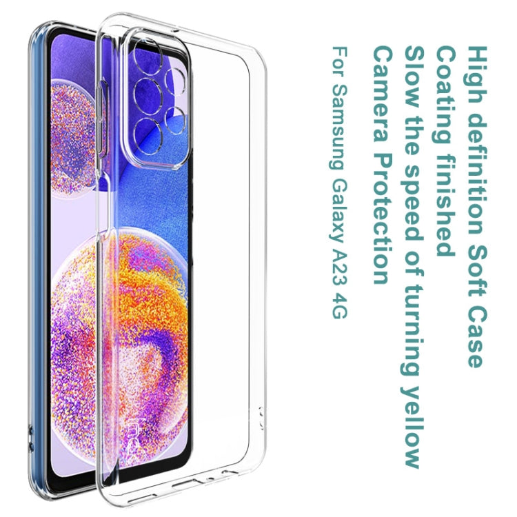 For Samsung Galaxy A23 4G IMAK UX-10 Series Transparent Shockproof TPU Phone Case(Transparent) by imak