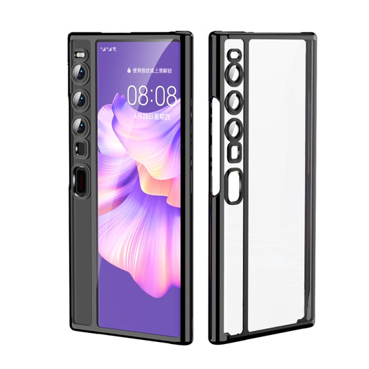 For Huawei Mate Xs 2 TPU Electroplating Full Coverage Protective Phone Case(Black) - Huawei Cases by buy2fix | Online Shopping UK | buy2fix
