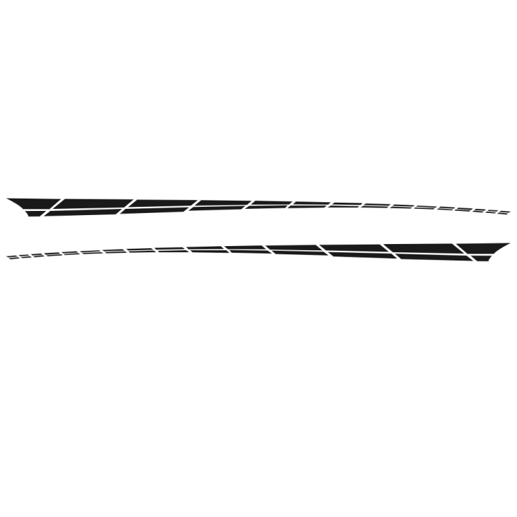 2 PCS/Set D-961 Checkered Flag Pattern Car Modified Decorative Sticker(Black) - Decorative Sticker by buy2fix | Online Shopping UK | buy2fix