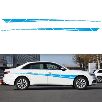 2 PCS/Set D-961 Checkered Flag Pattern Car Modified Decorative Sticker(Blue) - Decorative Sticker by buy2fix | Online Shopping UK | buy2fix