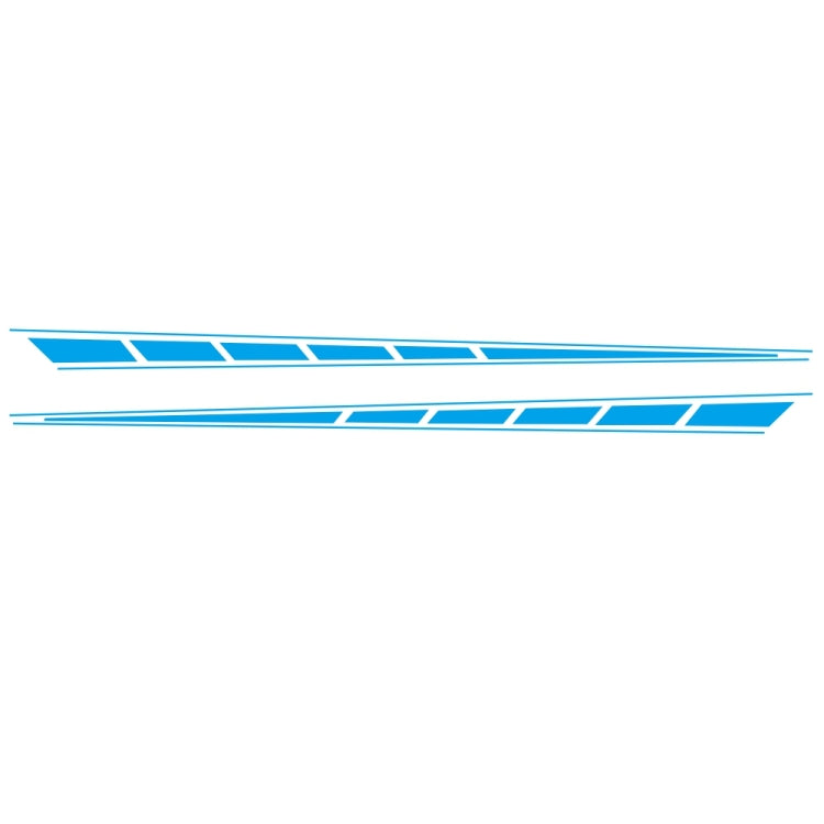 2 PCS/Set D-970 Checkered Flag Pattern Car Modified Decorative Sticker(Blue) - Decorative Sticker by buy2fix | Online Shopping UK | buy2fix