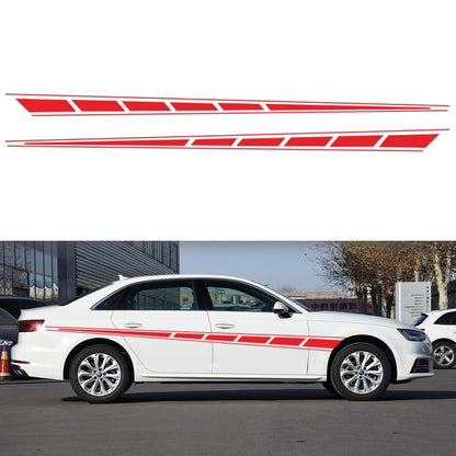 2 PCS/Set D-970 Checkered Flag Pattern Car Modified Decorative Sticker(Red) - Decorative Sticker by buy2fix | Online Shopping UK | buy2fix