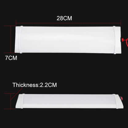 2 PCS ZS-3330 Truck LED Inside Reading Light Car Cabin Light Bar, Voltage:DC24V(White Light) - Instrument Lights by buy2fix | Online Shopping UK | buy2fix