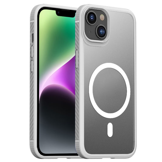 For iPhone 14 Matte Magsafe Phone Case (Grey) - iPhone 14 Cases by buy2fix | Online Shopping UK | buy2fix