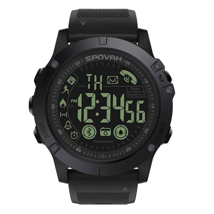 PR1-2 1.24 inch IP68 Waterproof Sport Smart Watch, Support Bluetooth / Sleep Monitor / Call Reminder(Black) by buy2fix
