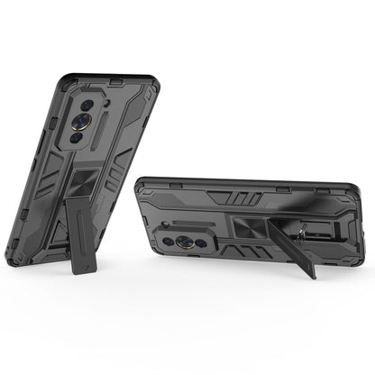 For Huawei Nova 10 Pro 4G Supersonic PC + TPU Shock-proof Protective Phone Case with Holder(Black) - Huawei Cases by buy2fix | Online Shopping UK | buy2fix