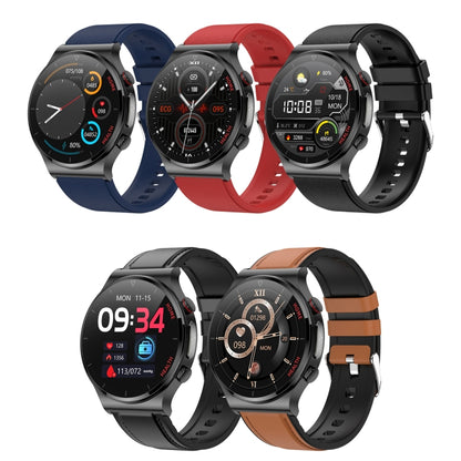 E300 1.32 Inch Screen TPU Watch Strap Smart Health Watch Supports Body Temperature Monitoring, ECG monitoring blood pressure(Red) by buy2fix