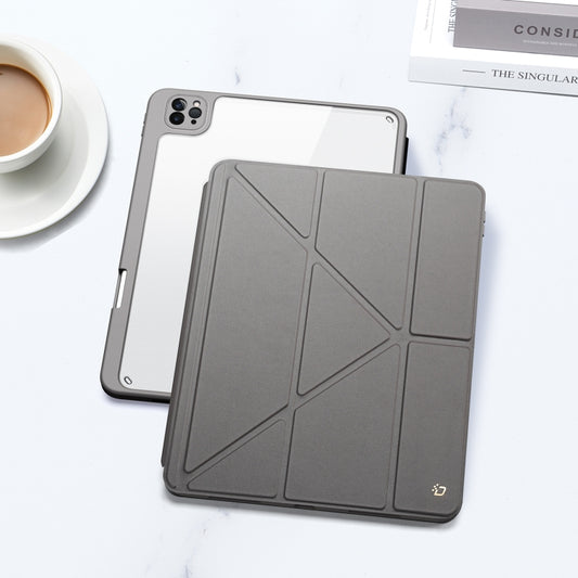 DUX DUCIS Magi Series Shockproof Tablet Case For iPad Pro 11 2022/2021/2020/2018 (Grey) - iPad Pro 11 (2018) Cases by DUX DUCIS | Online Shopping UK | buy2fix