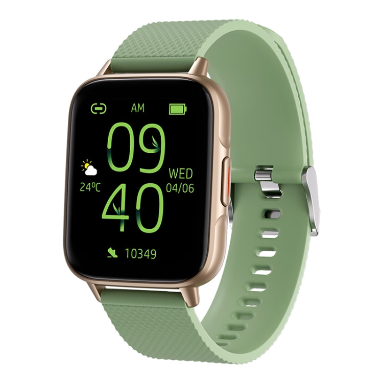 FW02 1.7 Inch Square Screen Silicone Strap Smart Health Watch Supports Heart Rate, Blood Oxygen Monitoring(Green) by buy2fix