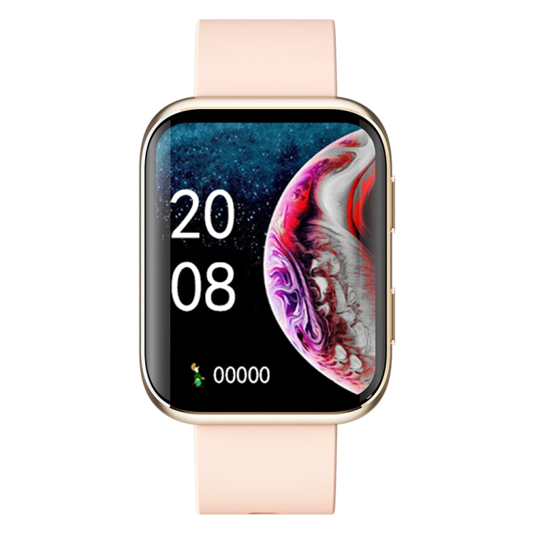 GX08 1.69 Inch Square Screen Smart Watch Supports Heart Rate Detection, Blood Pressure Detection, Blood Oxygen Detection(Gold) by buy2fix