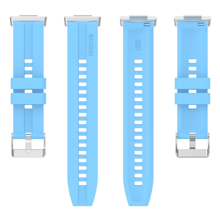 For Huawei Watch Fit 2 Tire Tread Watch Band(Sky Blue) by buy2fix