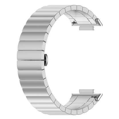 For Huawei Watch Fit 2 One-bead Metal Stainless Steel Watch Band(Silver) by buy2fix