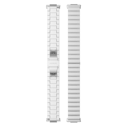 For Huawei Watch Fit 2 One-bead Metal Stainless Steel Watch Band(Silver) by buy2fix