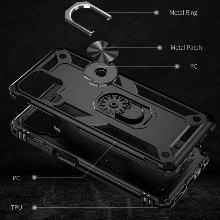 For Samsung Galaxy M33 5G Shockproof TPU + PC Phone Case(Black) - Galaxy Phone Cases by buy2fix | Online Shopping UK | buy2fix
