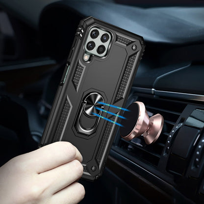 For Samsung Galaxy M33 5G Shockproof TPU + PC Phone Case(Black) - Galaxy Phone Cases by buy2fix | Online Shopping UK | buy2fix