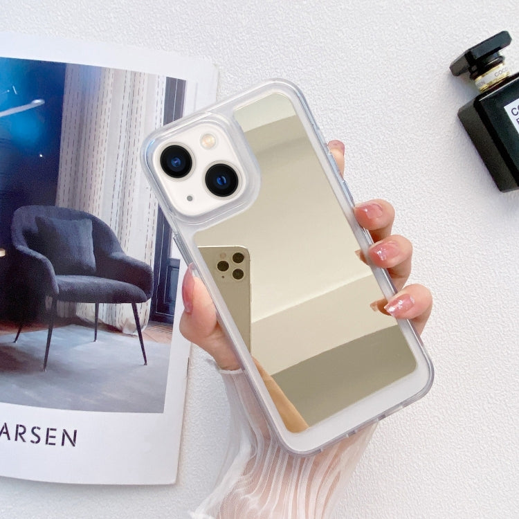 For iPhone 14 Mirror TPU Phone Case (Gold) by buy2fix