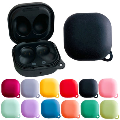 For Samsung Galaxy Buds Live Earphone PC Solid Color Frosted Protective Case(Black) - Samsung Earphone Case by buy2fix | Online Shopping UK | buy2fix