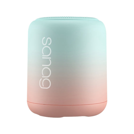 Sanag X6S Outdoor Portable Mini Gradient Bluetooth Speaker(Green Pink)