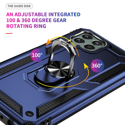 For Samsung Galaxy M33 5G Global Shockproof TPU + PC Phone Case(Blue) by buy2fix