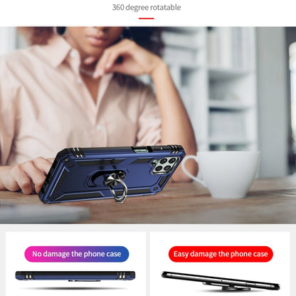 For Samsung Galaxy M33 5G Global Shockproof TPU + PC Phone Case(Blue) by buy2fix