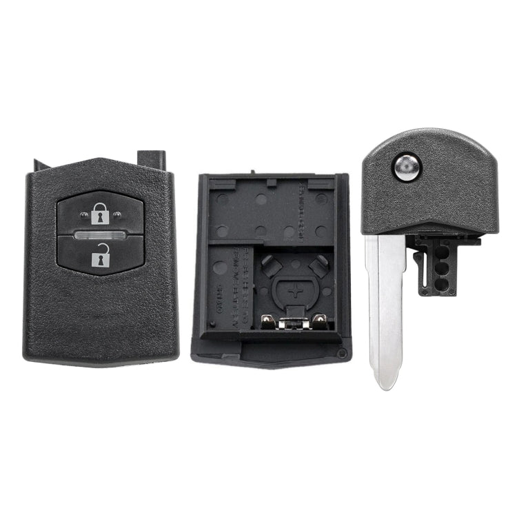 Car Key Shell Cover for Mazda, Style:3-button - Car Key Cases by buy2fix | Online Shopping UK | buy2fix