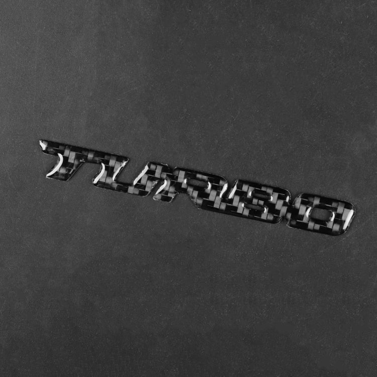 Car Carbon Fiber Body Random Decorative Stickers(Black) by buy2fix