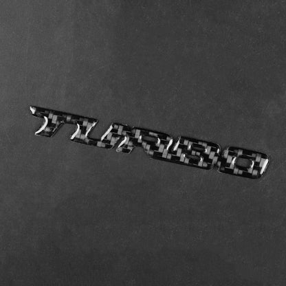 Car Carbon Fiber Body Random Decorative Stickers(Black) by buy2fix