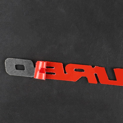 Car Carbon Fiber Body Random Decorative Stickers(Black) by buy2fix