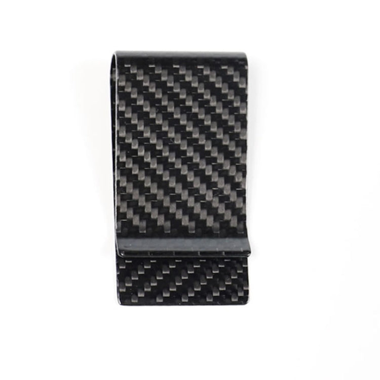 Car Carbon Fiber Card Holder Wallet Credit Card Clip(Polished) - Sunglasses & Glasses Clips by buy2fix | Online Shopping UK | buy2fix