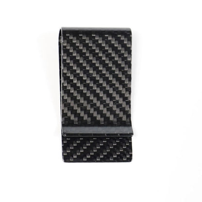 Car Carbon Fiber Card Holder Wallet Credit Card Clip(Polished) - Sunglasses & Glasses Clips by buy2fix | Online Shopping UK | buy2fix