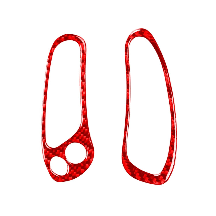 2 in 1 Car Carbon Fiber Sides Speedometer Sticker for Chevrolet Corvette C5 1998-2004, Left Drive(Red) - Car Interior Mouldings by buy2fix | Online Shopping UK | buy2fix