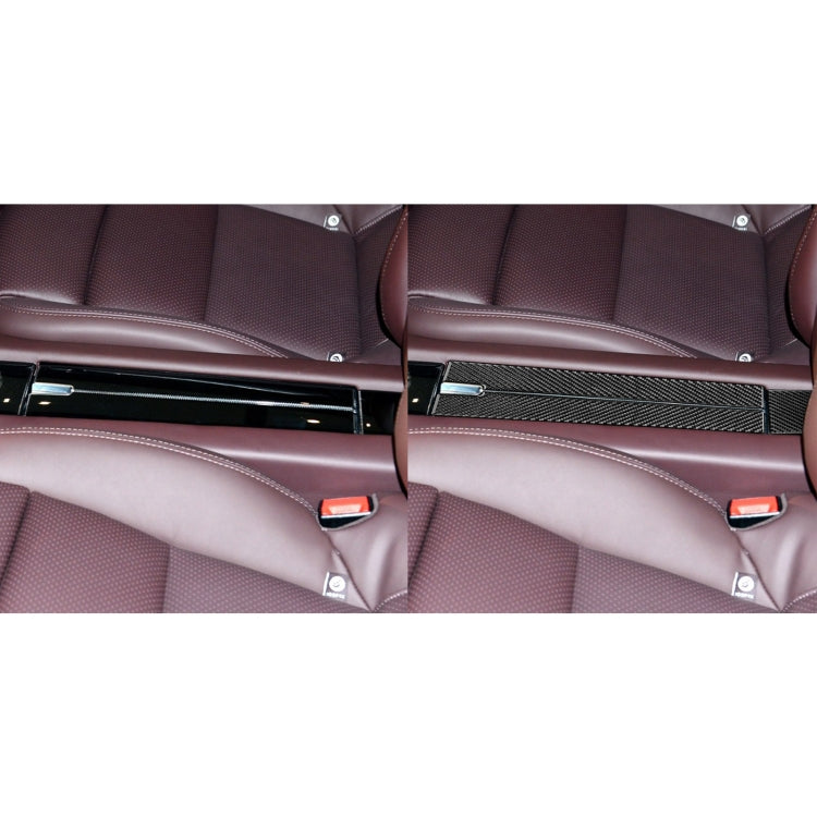 Car Carbon Fiber Rear Armrest Box Panel Decorative Sticker for Porsche Panamera 2010-2016, Left and Right Drive - Car Interior Mouldings by buy2fix | Online Shopping UK | buy2fix