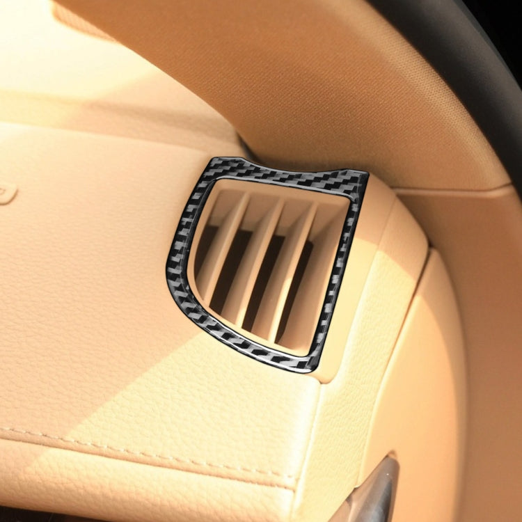 Car Carbon Fiber Dashboard Air Outlet Decorative Sticker for Porsche Panamera 2010-2016, Left and Right Drive - Car Interior Mouldings by buy2fix | Online Shopping UK | buy2fix